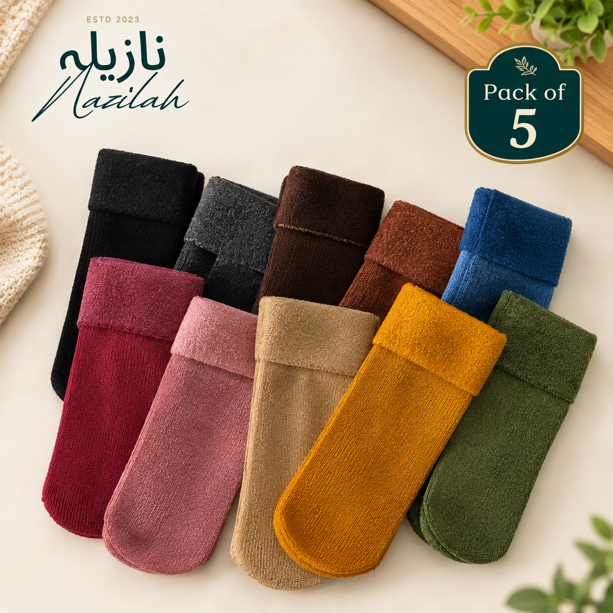 Kids’ Winter Fleece Socks | Pack of 4