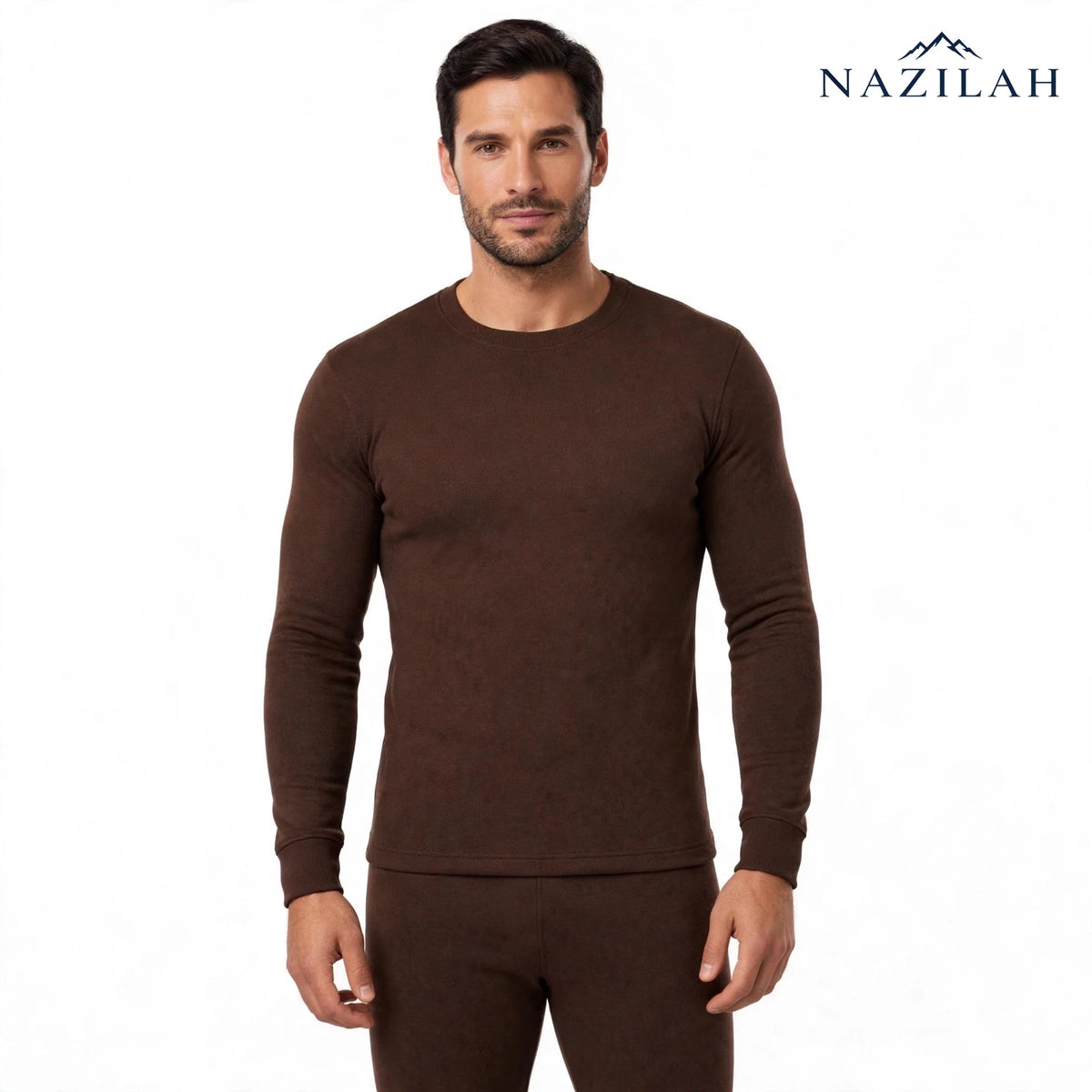 Nazilah Men’s Fleece Thermal Innerwear Suit