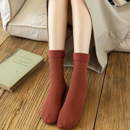 Women’s Premium Fleece Winter Socks | Free Size | Pack of 4