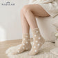 Winter Soft Polka Dot Socks
