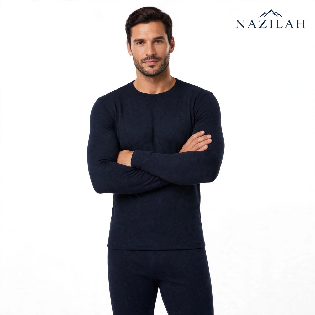 Nazilah Men’s Fleece Thermal Innerwear Suit