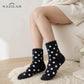 Winter Soft Polka Dot Socks