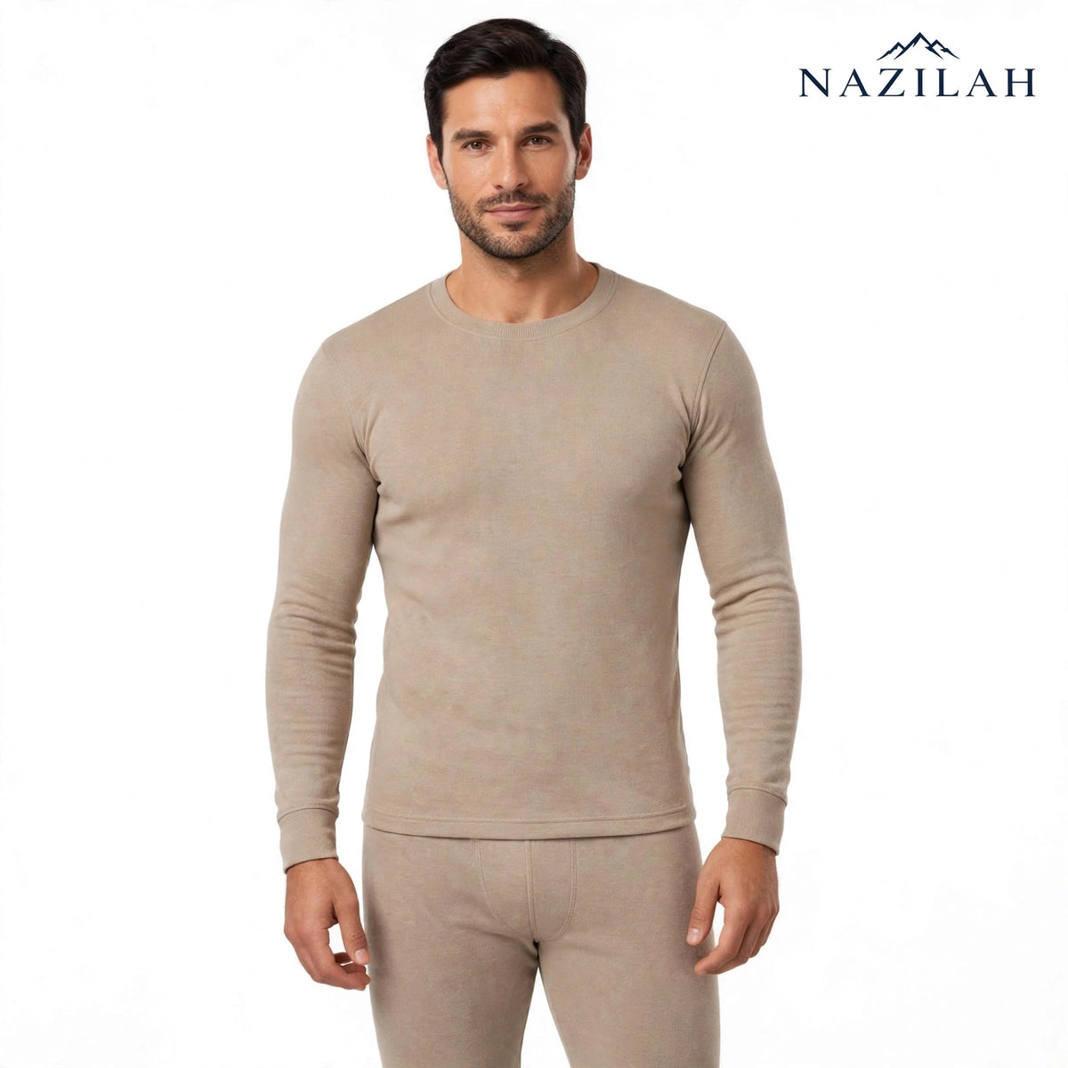 Nazilah Men’s Fleece Thermal Innerwear Suit
