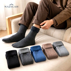 Premium Men's Woolen Fleece Socks
